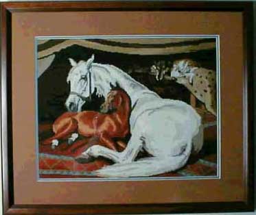 Arab Mare and Foal