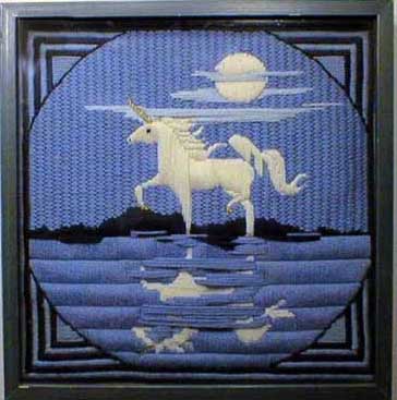 Unicorn in Moonlight