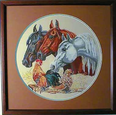 A Barnyard Scene